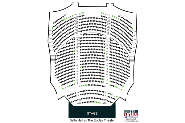 Peery S Egyptian Theater Seating Chart